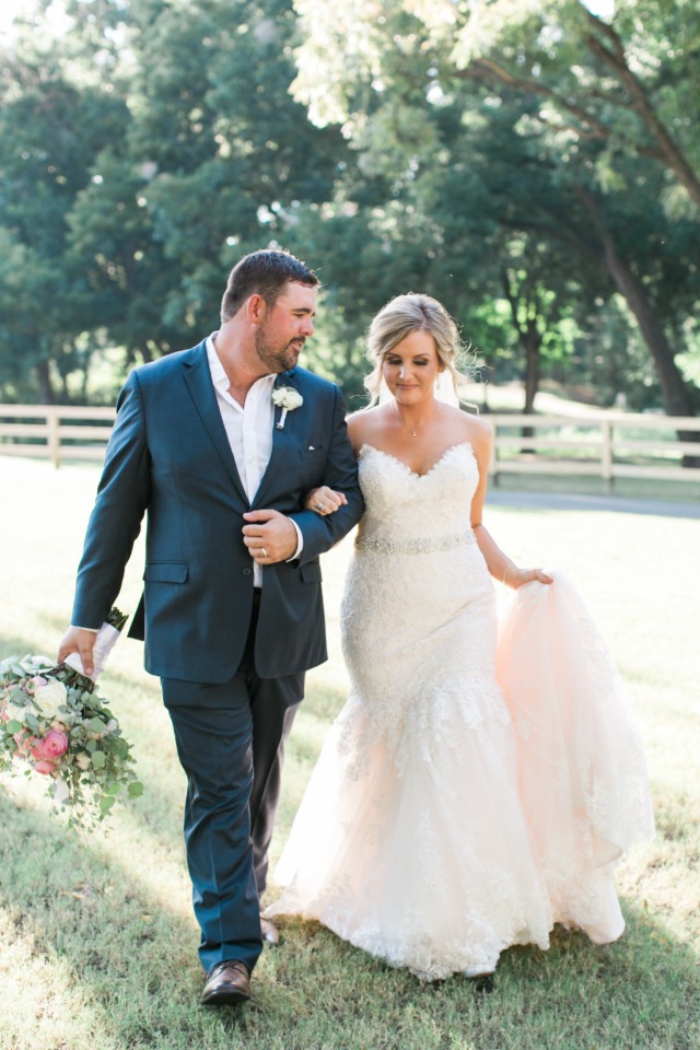 southern bride and groom