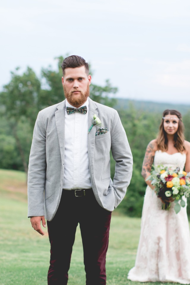 Handsome groom