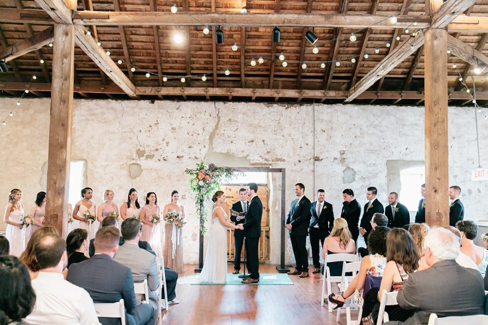 Elegant indoor ceremony