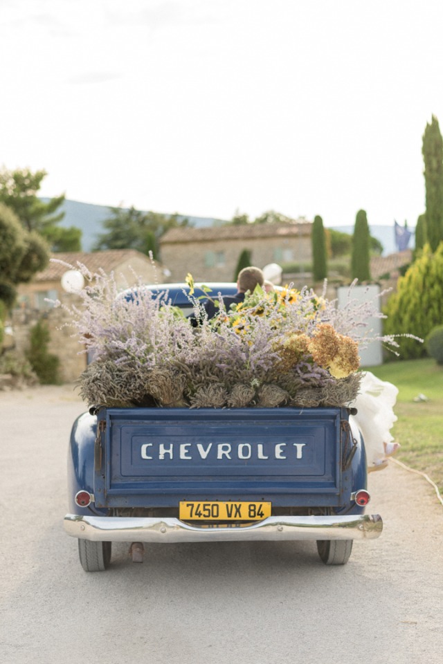 Lavender fill truck