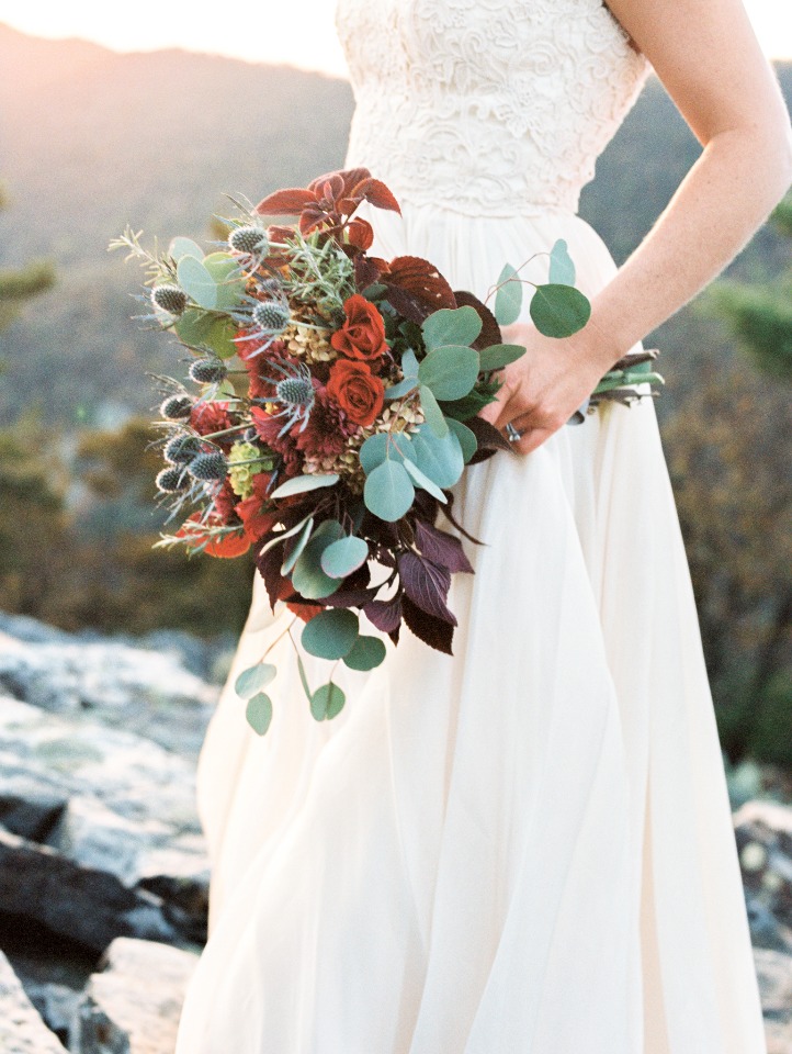 Fall inspired wedding bouquet