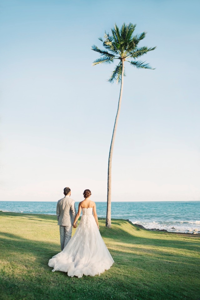 beach front wedding