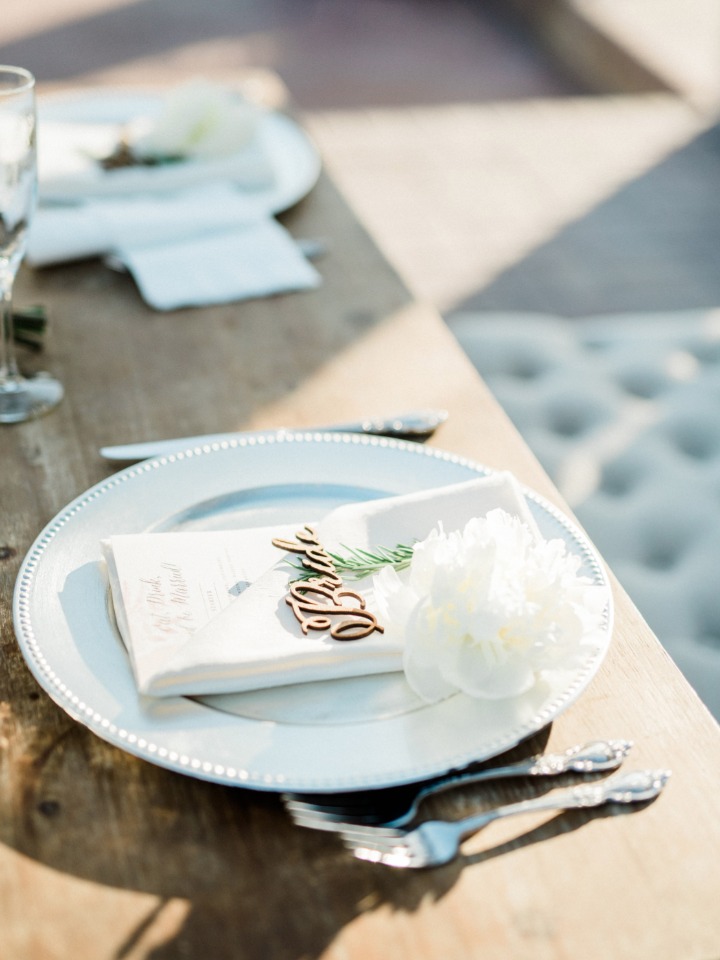 laser cut place card