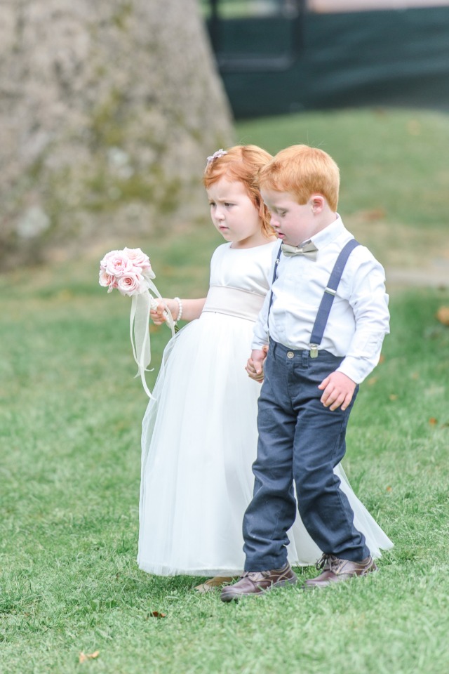 ring bearer and flower girl