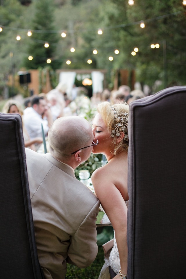 wedding kiss