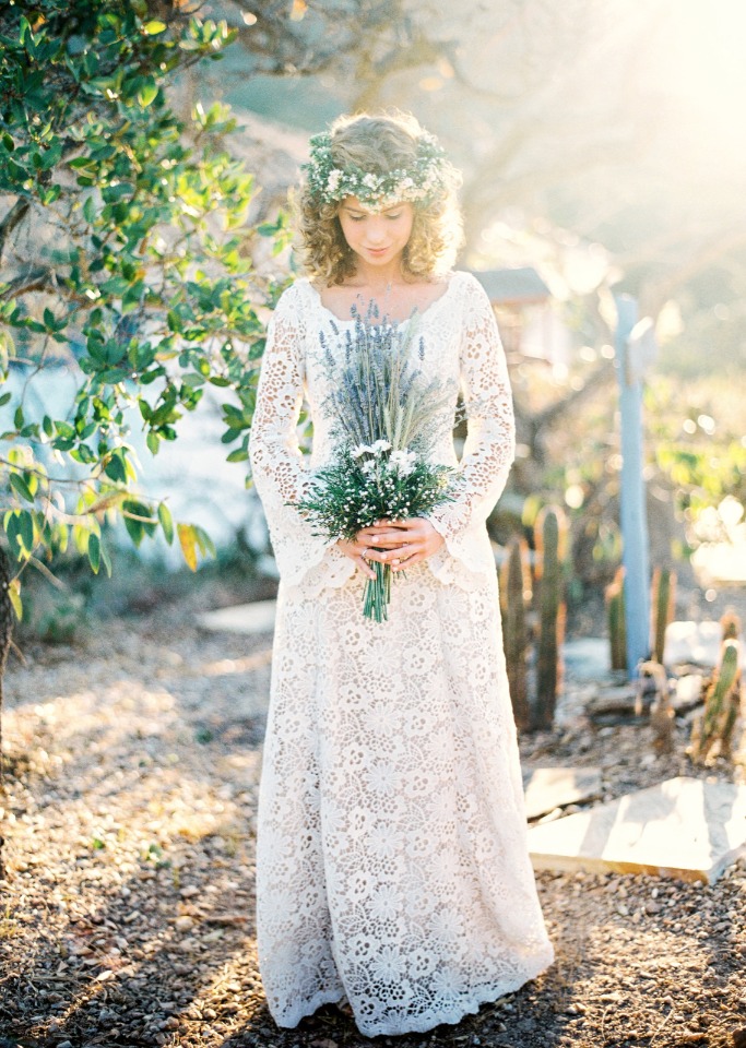 boho bridal style