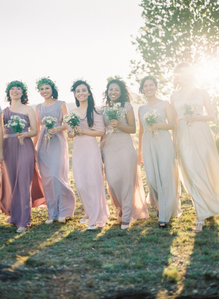 ombre bridesmaid dresses