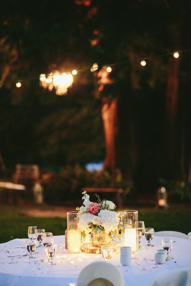 glowing centerpiece