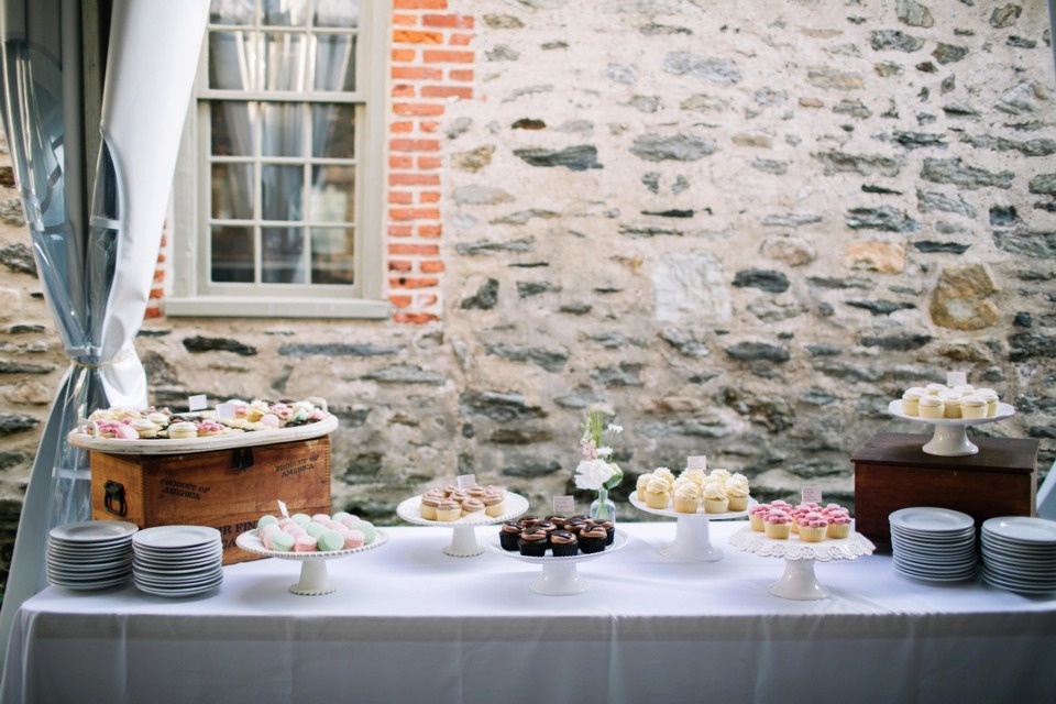 dessert table