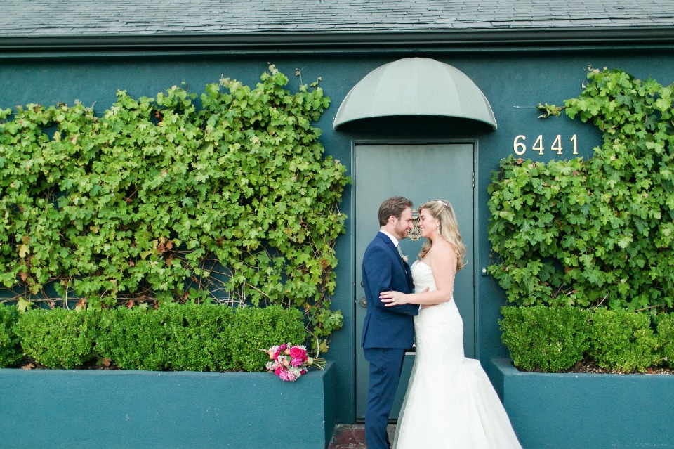 Fun colorful modern wedding