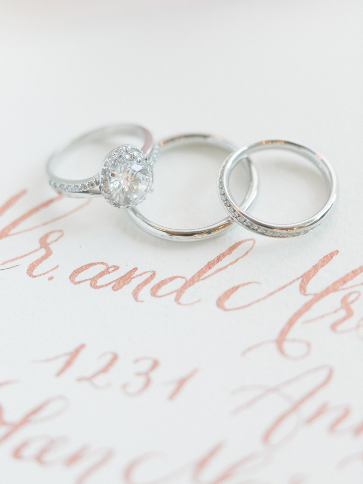 shiny diamond engagement rings