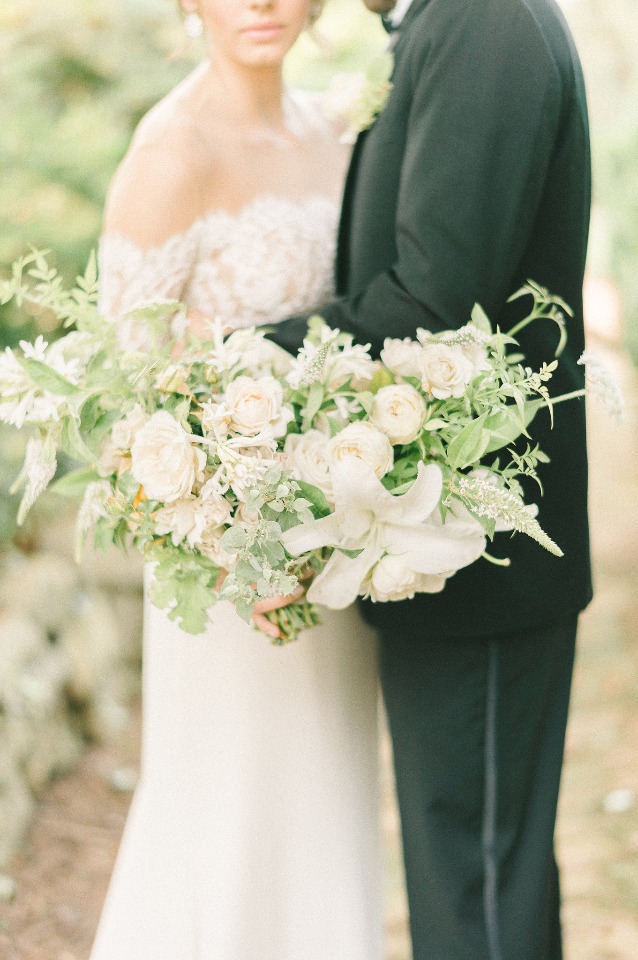 White and green bouquet