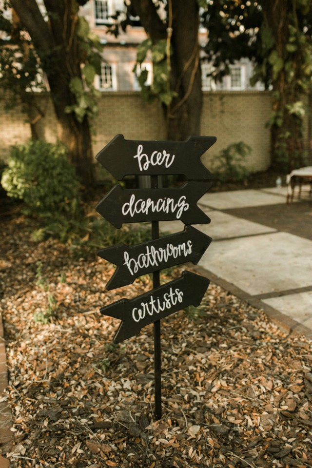 wedding sign