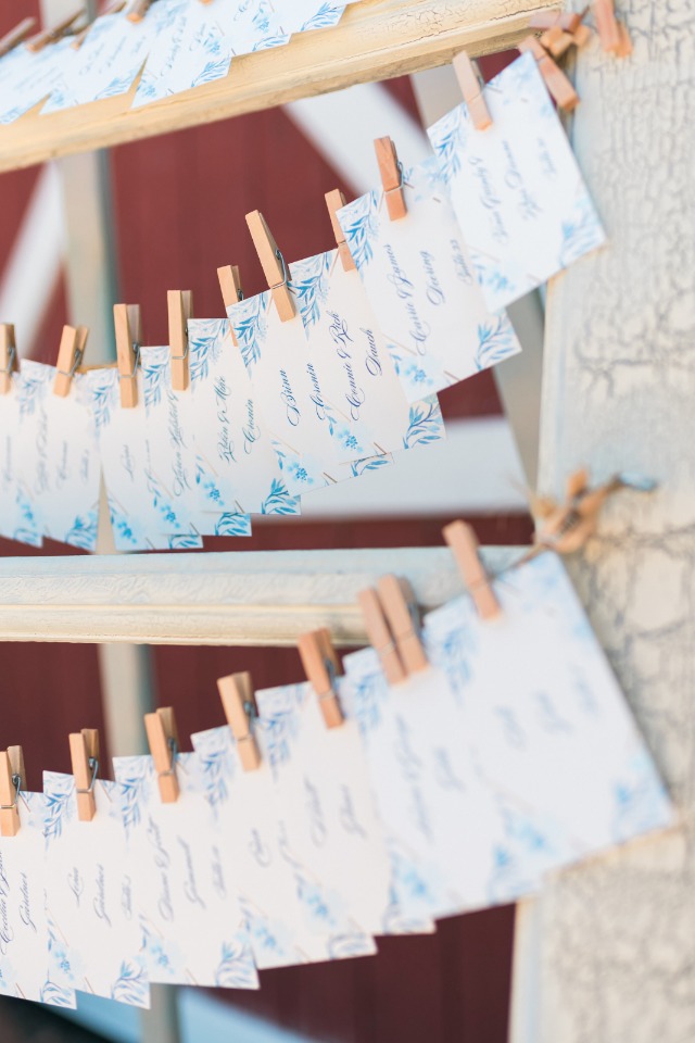 matching escort cards