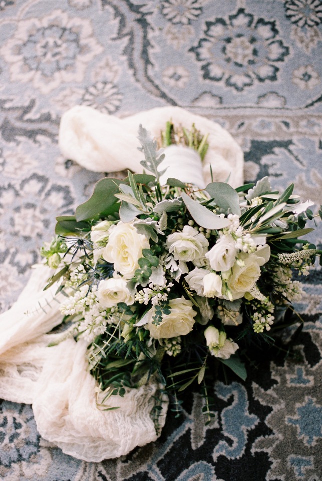 White and green bouquet