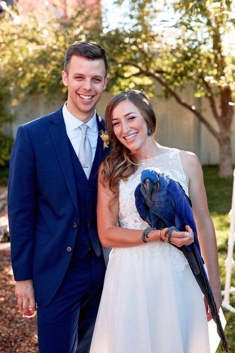 Birds of a Feather Flock to this Tropical Boho Industrial Wedding