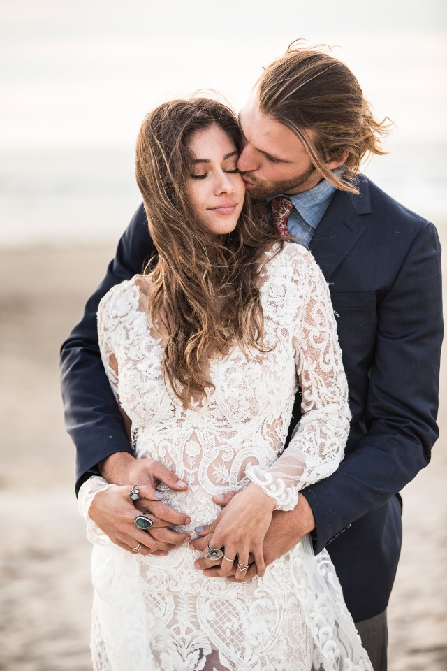 Boho wedding on Carmel River