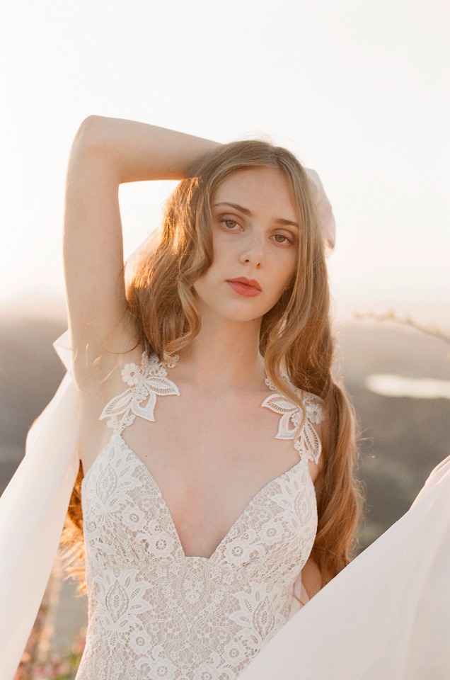 Saratoga wedding dress from Claire Pettibone