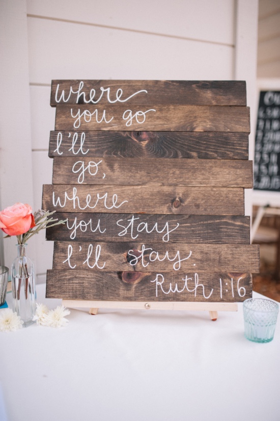 rustic pallet wedding sign