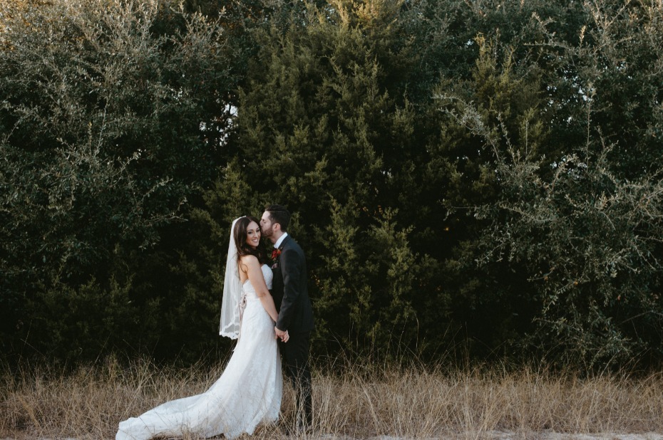 Moody fall floral wedding