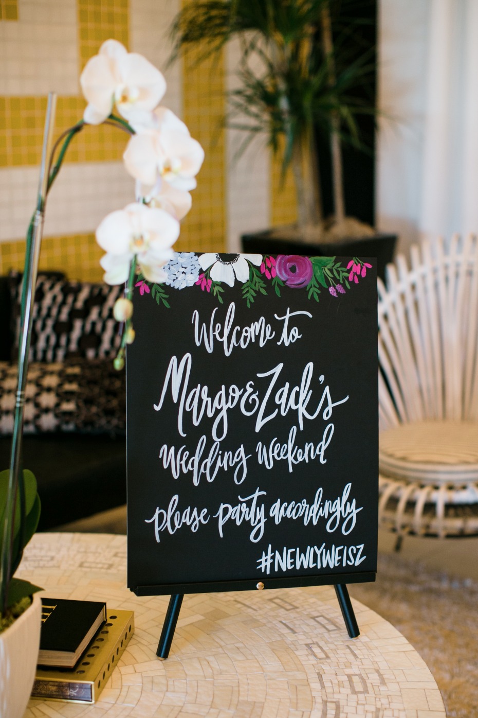 Fun wedding sign