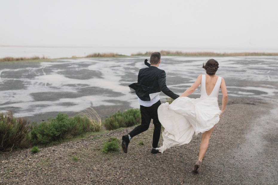 Running in the rain