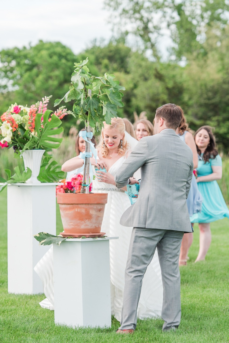 planting a wedding tree