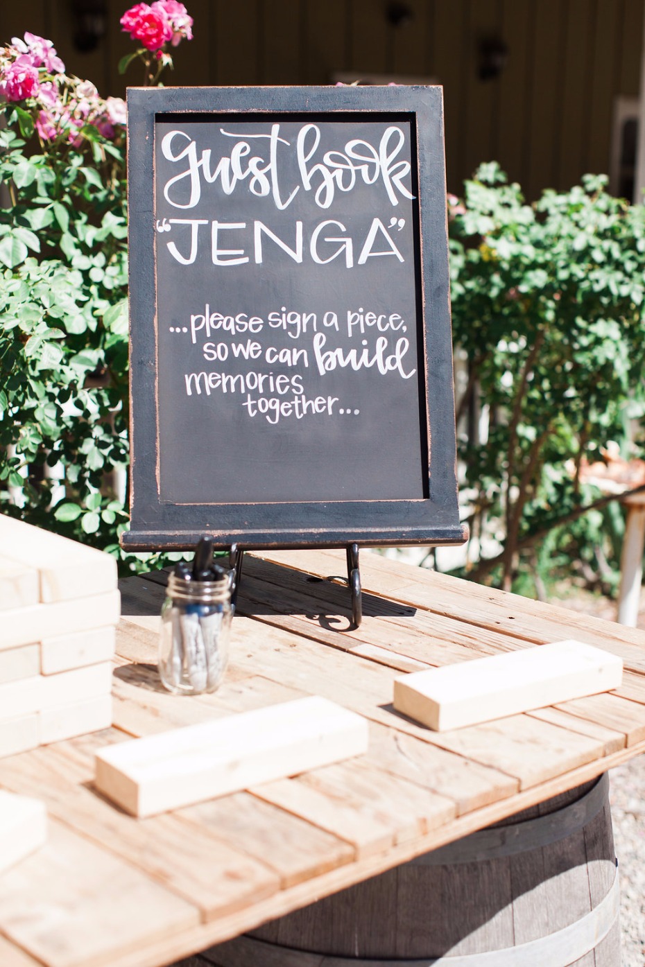 Guestbook Jenga