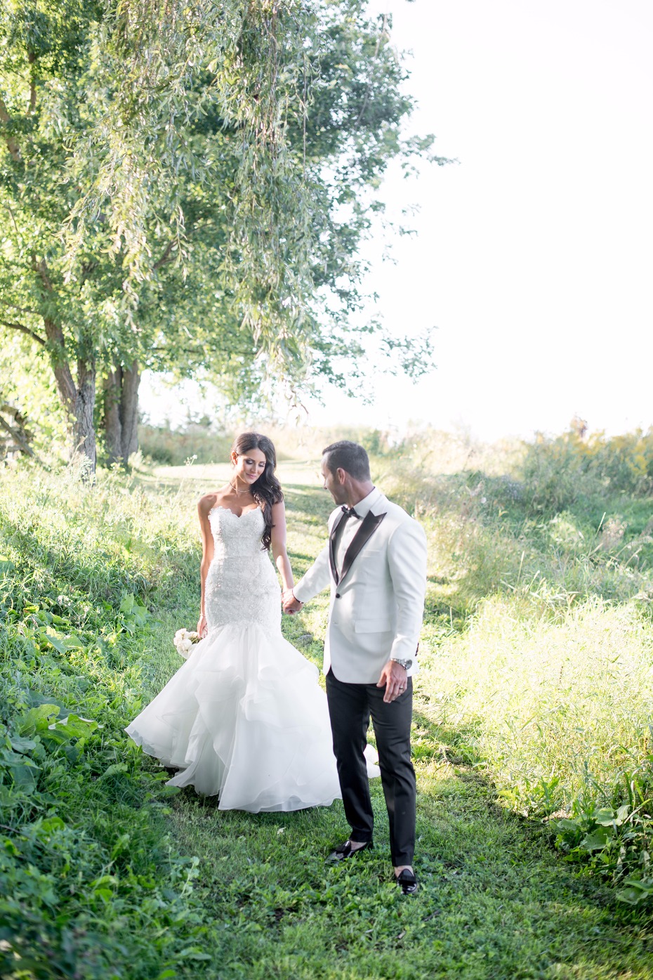 Gorgeous mermaid wedding gown