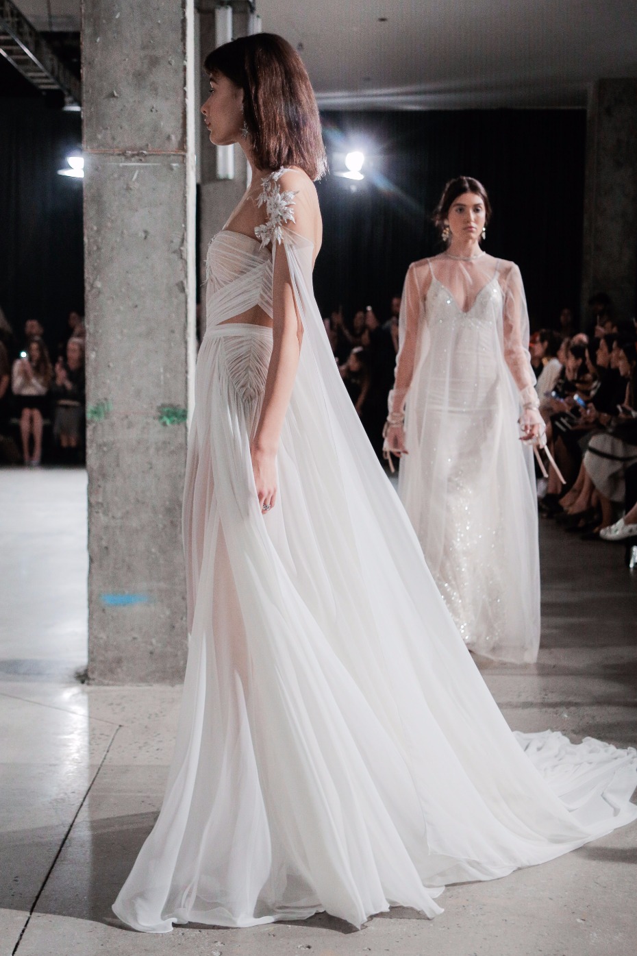 draped tulle GALA Collection No IV Gown