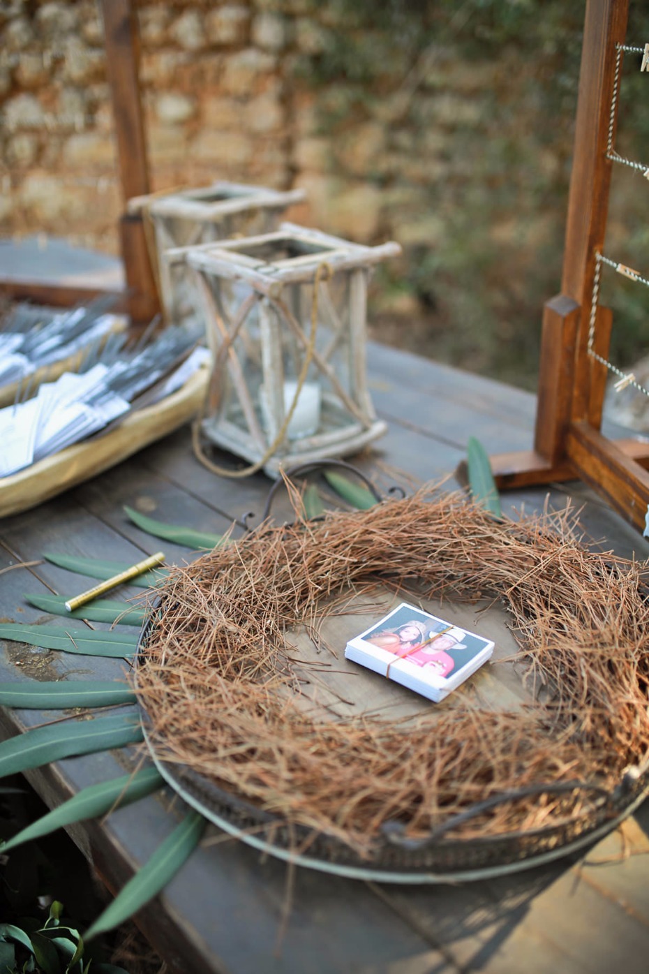 wedding welcome table