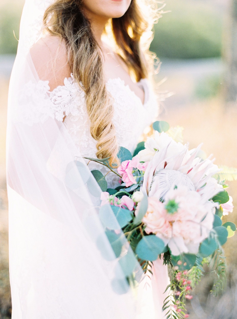 sunset wedding portrait ideas