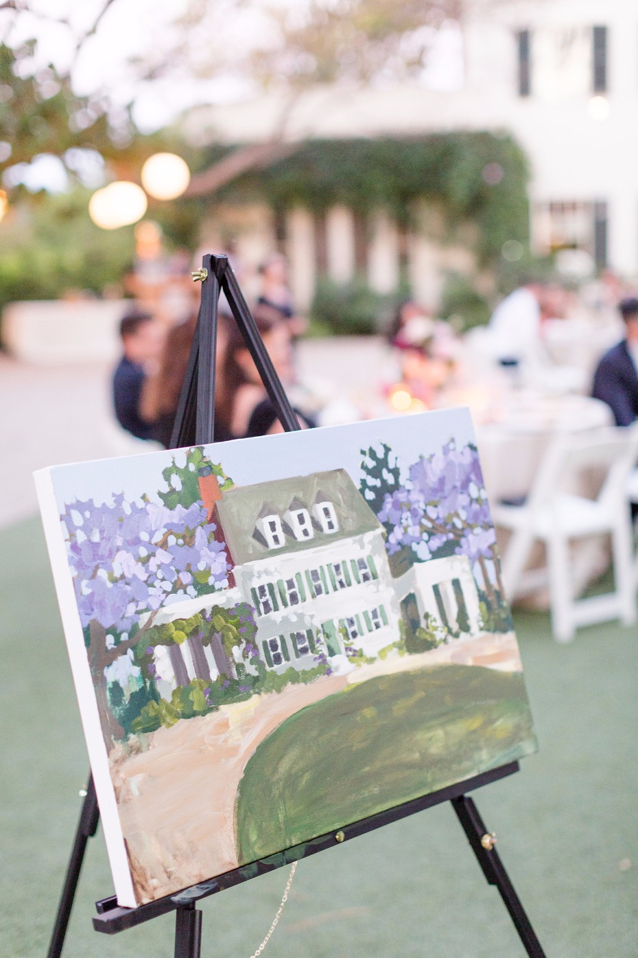 Live wedding painting