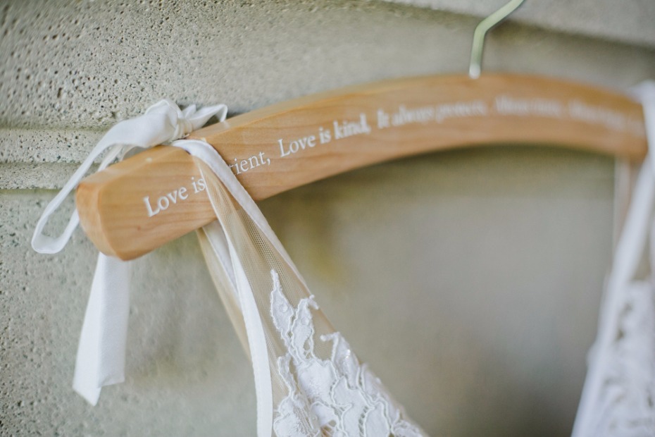 custom wedding hanger