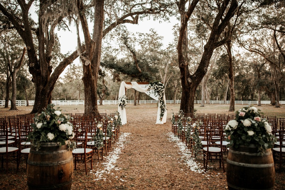 Outdoor ceremony