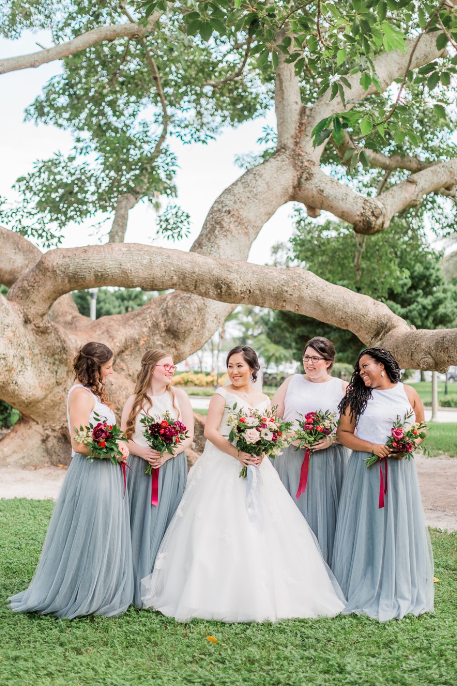 bridesmaids in Revelry seperates