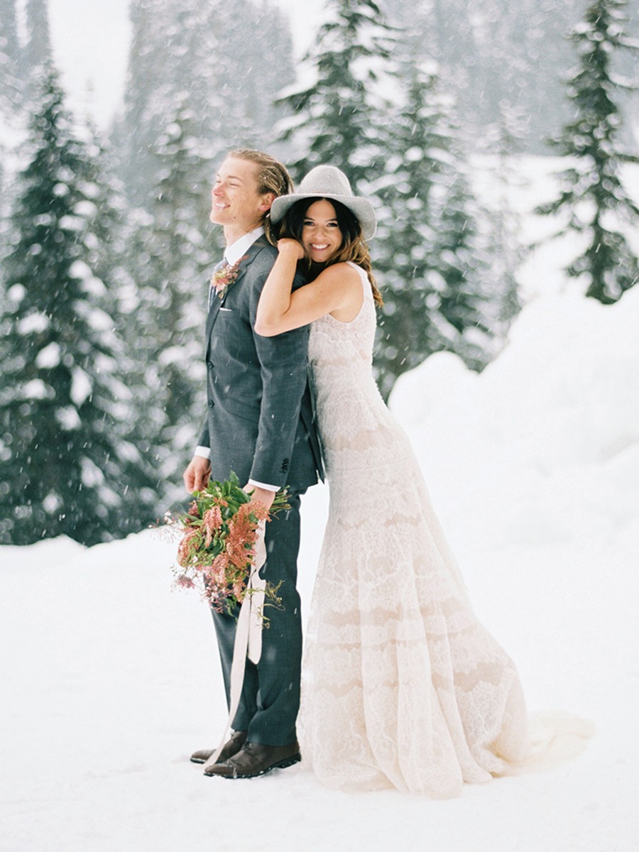 How To Have A Winter Wedding With An Alternative Boho Style