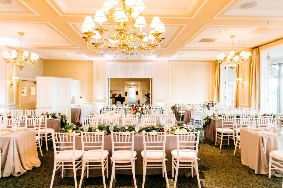 ballroom wedding reception