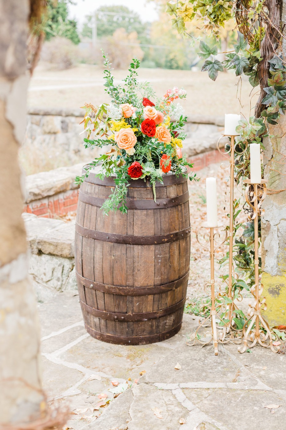 rustic winery fall wedding ideas