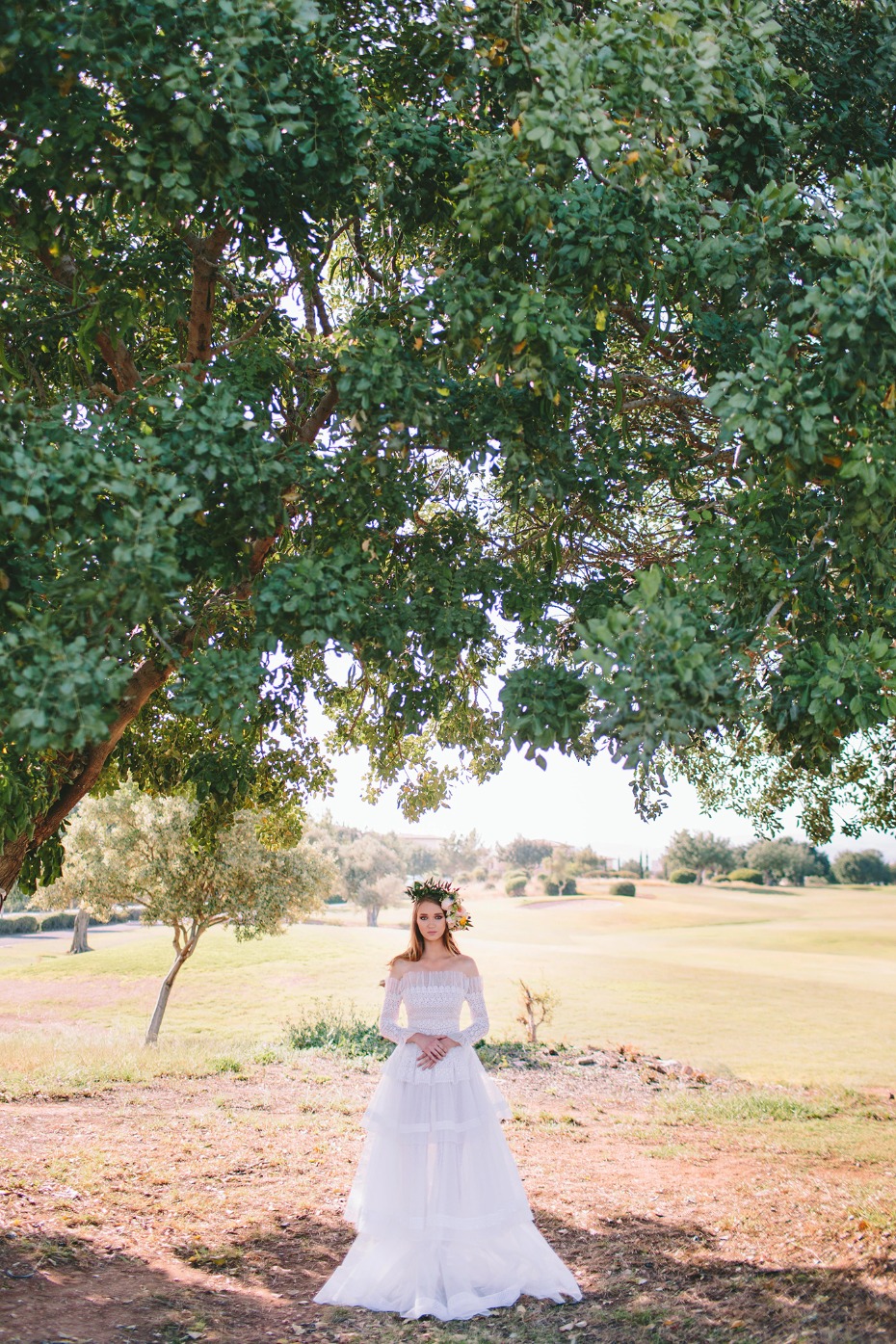 Dreamy bohemian gown from Adam Zohar