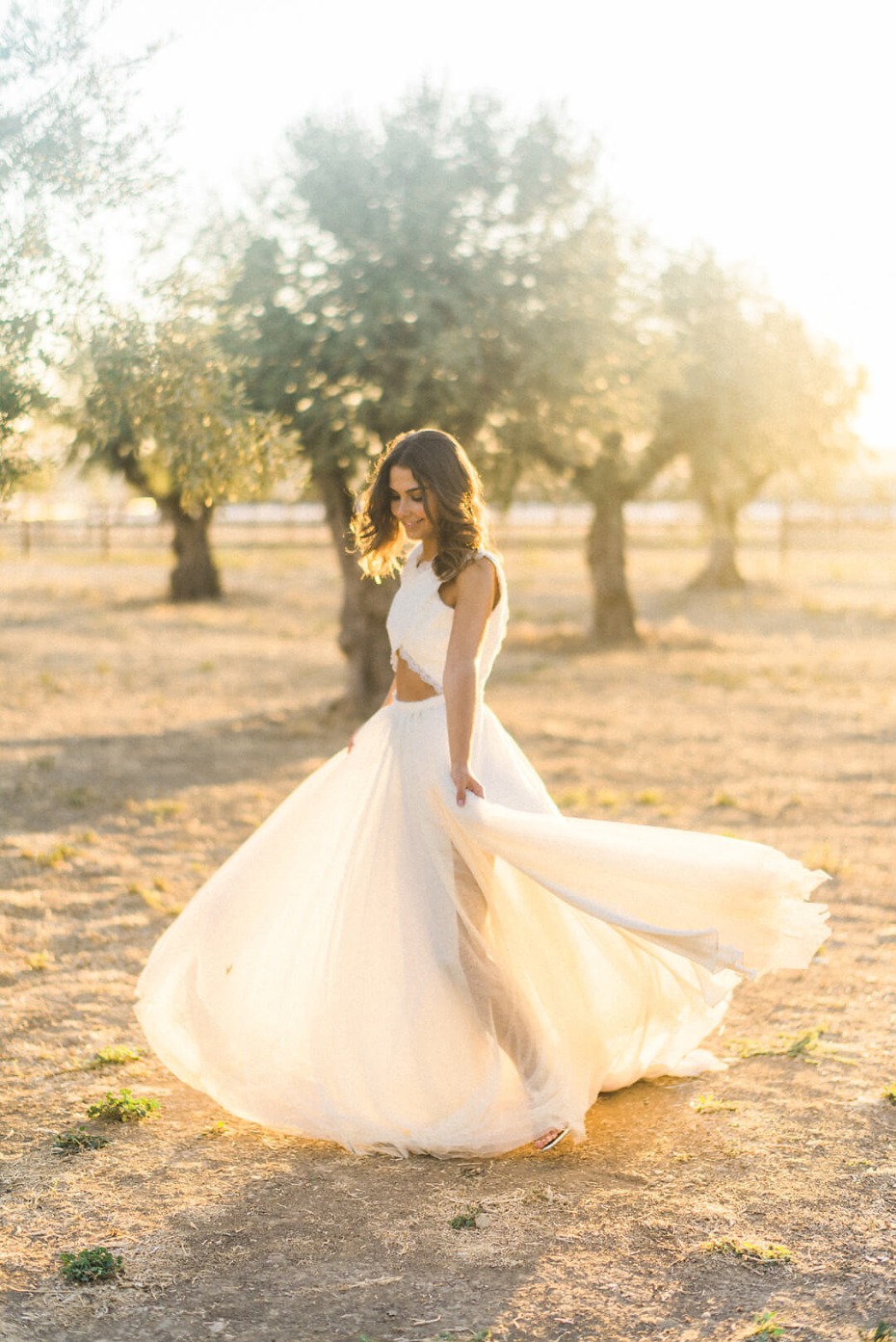 spinning and twirling wedding photo