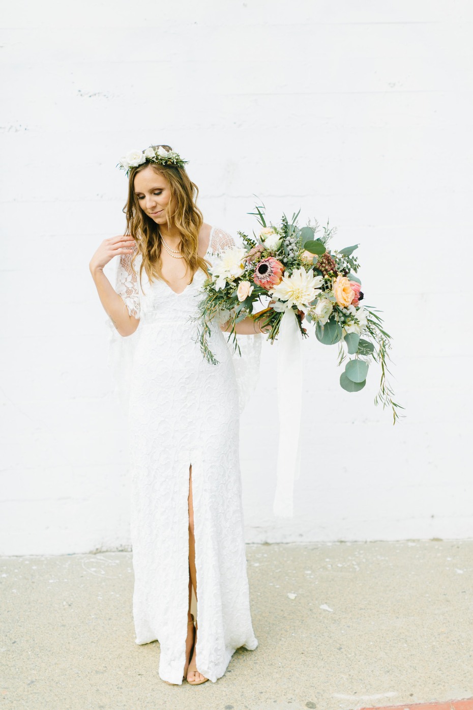 California bride in Grace Loves Lace