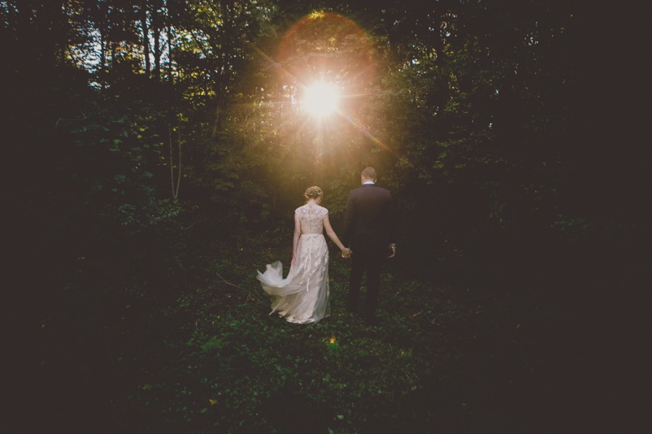 dramatic wedding portrait idea