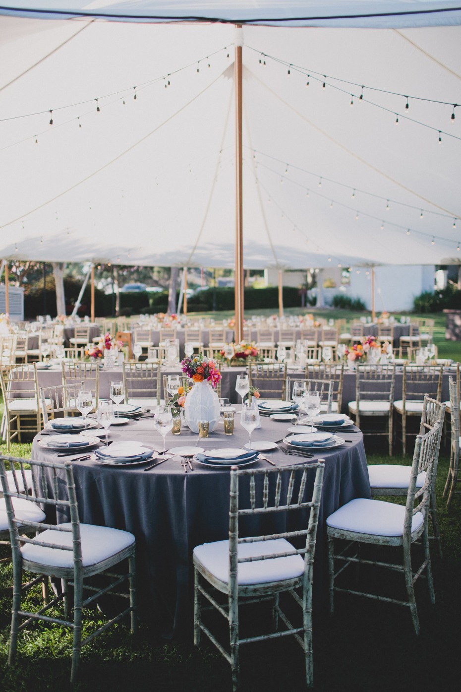 tented wedding reception