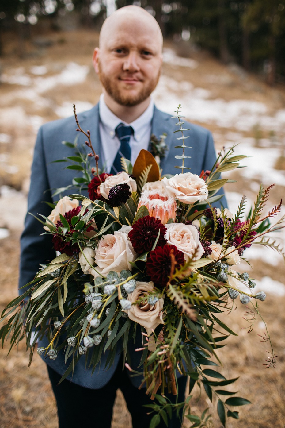 late fall wedding bouquet