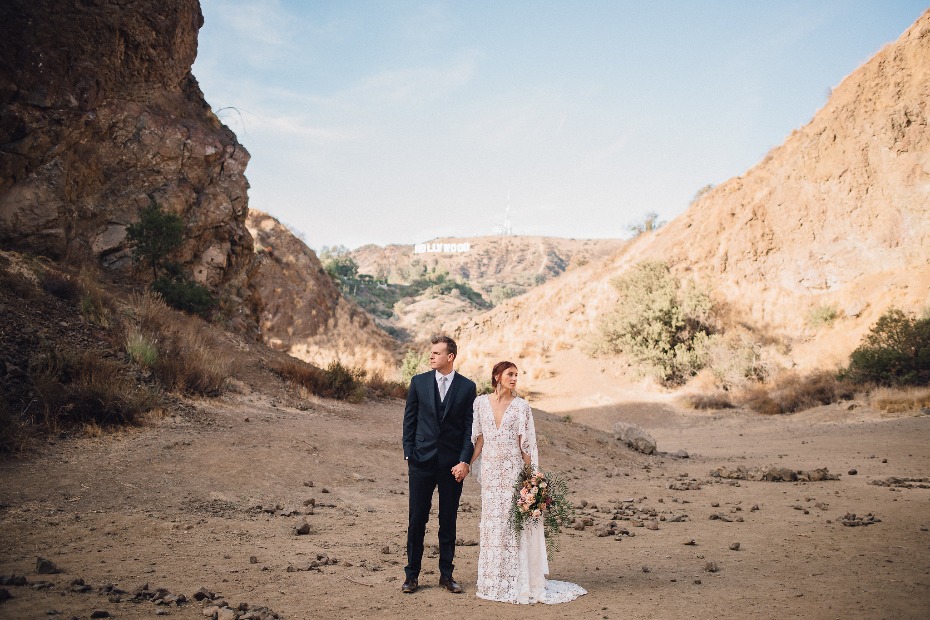 Laid-back Hollywood Bohemian shoot at The Bronson Canyon Caves