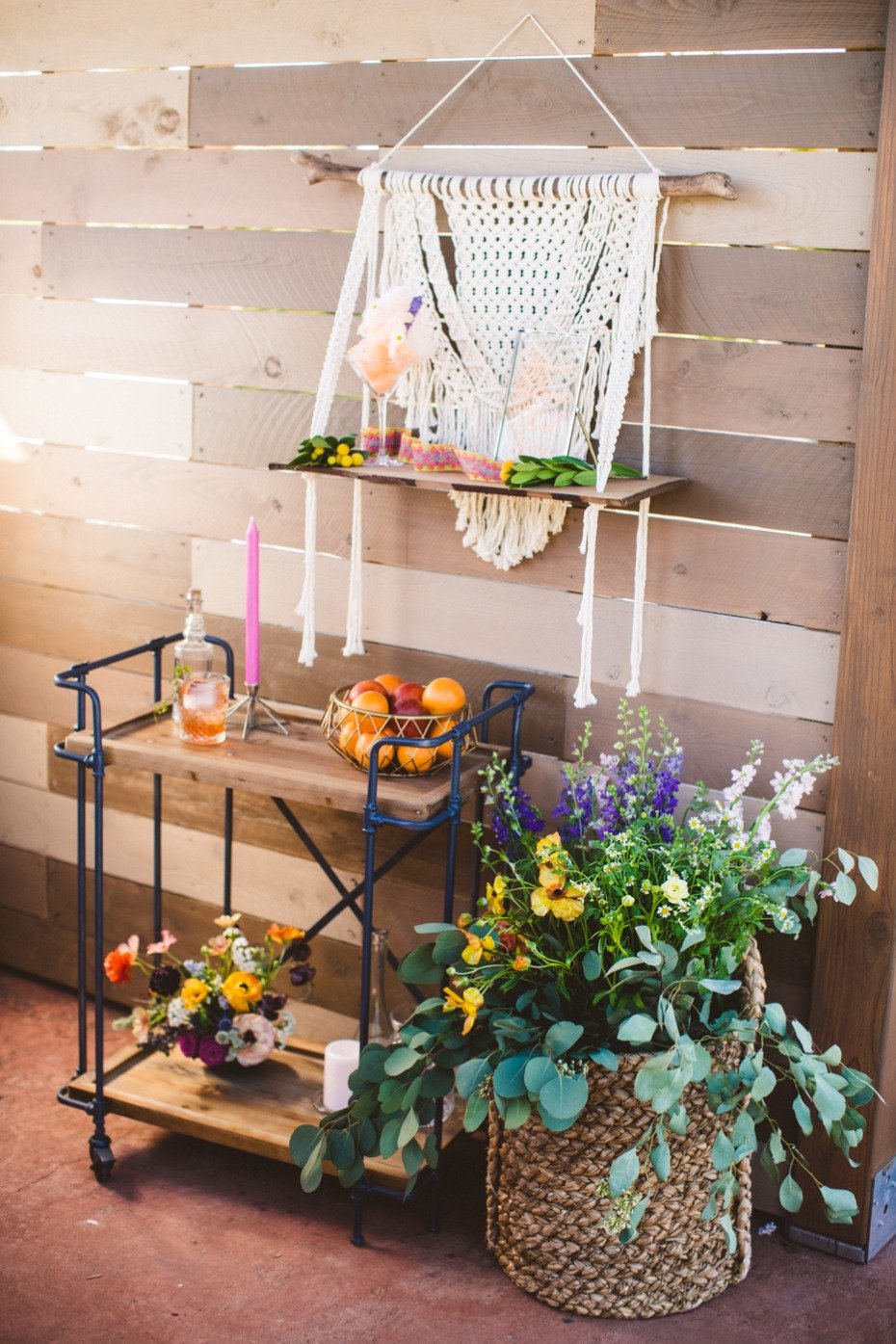 boho cocktail bar