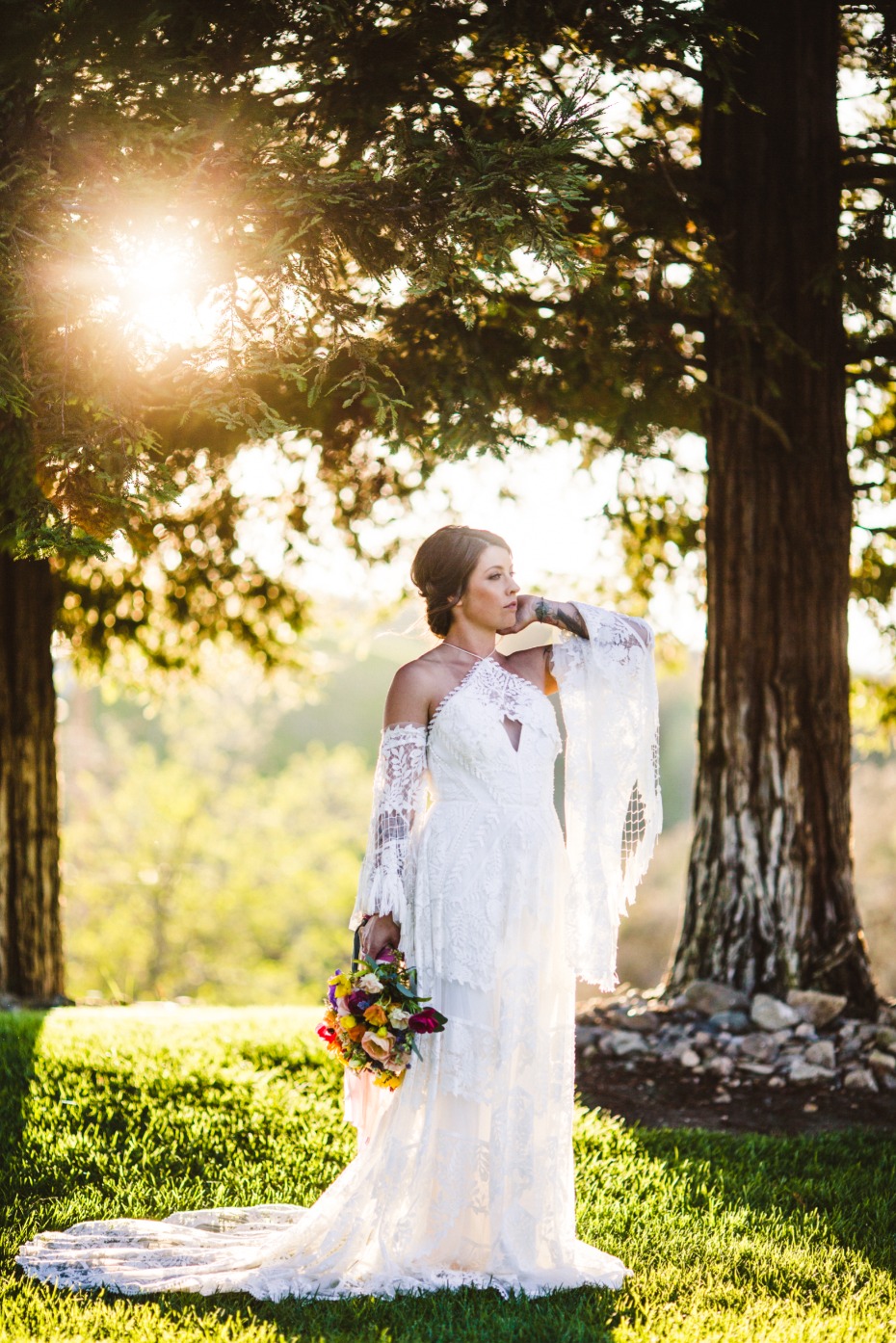 boho bridal style