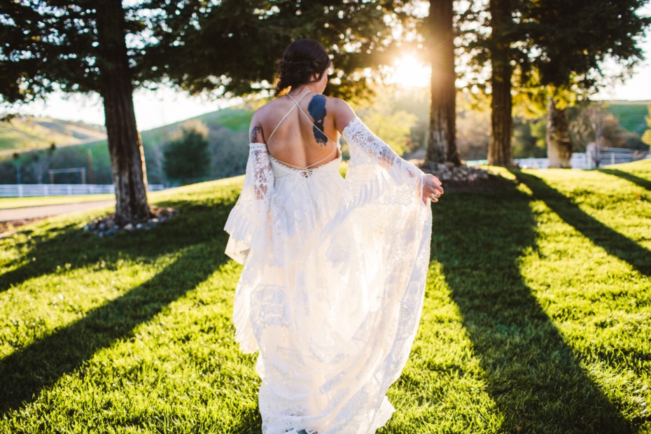 boho bridal style