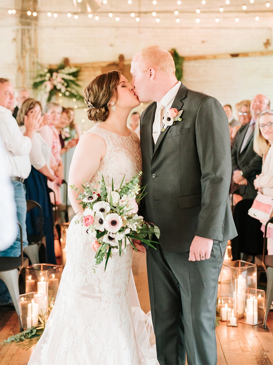 This 35K Blush And Copper Industrial Boho Chic Wedding Is The Cutest